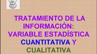 Tratamiento de la información parte 1 [upl. by Anyg]