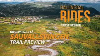 Trail preview  Sauvallsvingen Høgevarde Hallingdal [upl. by Gunilla]