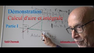 INTÉGRALE ET AIRE  DÉMONSTRATION PARTIE I [upl. by Eelimaj]