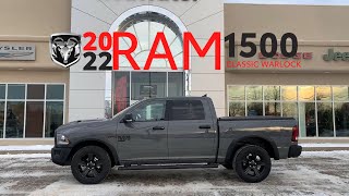 New 2022 RAM 1500 Classic Warlock Crew Cab 4x4  Stock  NR13688  Redwater Dodge [upl. by Aleahc612]