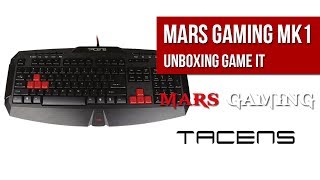 Teclado Mars Gaming MK1  Unboxing y análisis [upl. by Rider]