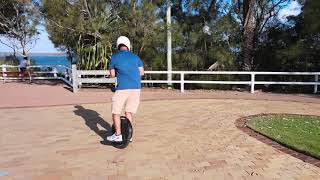 Inmotion V8F Electric Unicycle  720 spin [upl. by Fausta]