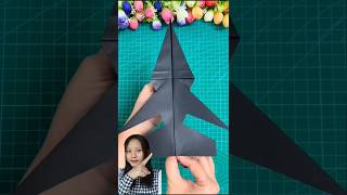 How to make super jet paper airplane that fly over 100 feetshorts trending [upl. by Nanreh]