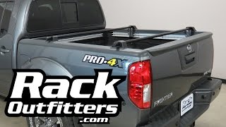 Nissan Fontier with Yakima BedRock and 66 Inch RoundBars [upl. by Solon]