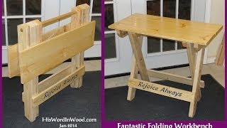 Fantastic Folding Workbench [upl. by Elatsyrk747]