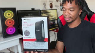 NETGEAR Nighthawk DOCSIS 31 Cable Modem  Unboxing amp Installing Replacing Xfinity ModemRouter [upl. by Phillida]