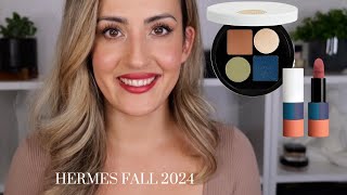 HERMES Fall 2024 Ombres Minerales Rouge Nappa  Fall Makeup [upl. by Viridissa105]