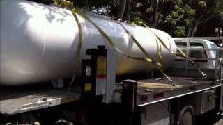 Installation Of 1000 Gal Propane Tank [upl. by Arno]