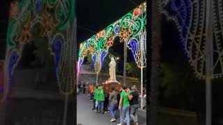 Processione in piazza e rientro della madonna nella sua cameretta  290924 [upl. by Eanal]