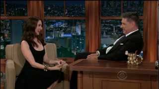 Alison Brie  adorable in Craig Ferguson interview [upl. by Acisset99]