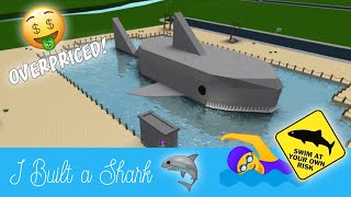 Roblox Bloxburg  I Built A Shark Speed Build [upl. by Johnnie131]