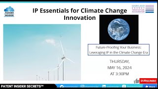 Leveraging IP in a Climate Change World [upl. by Heisel599]