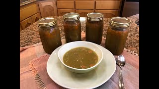 Pressure Canning Split Pea Soup with Ham [upl. by Dicky]