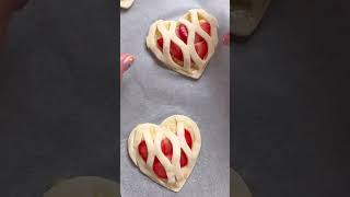 Lattice Strawberry Tart filled with creamy frangipane and sweet strawberries [upl. by Igic179]