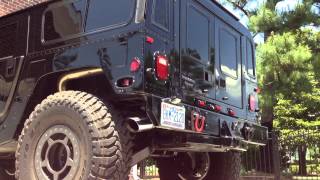 hummer H1  Exhaust Sound [upl. by Allehs]