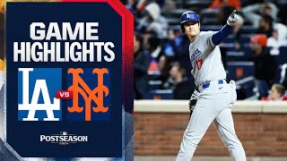 Dodgers vs Mets NLCS Game 3 Highlights 101624  MLB Highlights [upl. by Brade]