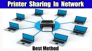 How To Share Printer In Network  Printer Share Kaise Kare  Share One Printer To Multiple Computer [upl. by Blaze]