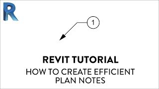 Revit Tutorial  How To Create Efficient Plan Notes [upl. by Enelrahs]