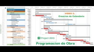 Ms Project 24 Creación de Calendario [upl. by Elwin696]