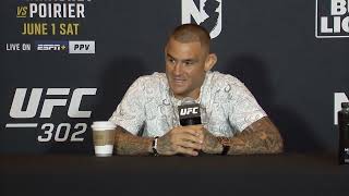 Dustin Poirier reacts to Khabib Nurmagomedov praising him calling him underrated to Islam Makhachev [upl. by Bary]