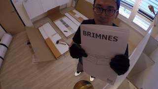 20170130 IKEA BRIMNES BED ASSEMBLY 床組 組裝縮時 [upl. by Otreblif948]