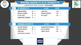 Cricket Albury Wodonga  CAW Provincial  2nd Grade  Finals Rd3  Wodonga Raiders v St Patricks [upl. by Anurag880]