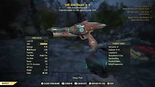 Fallout 76 Explosive Alien Blaster [upl. by Mike658]