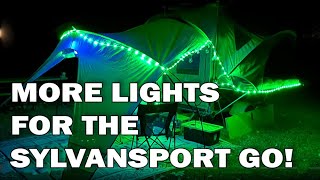 More Lights for our SylvanSport GO Camper [upl. by Molahs]