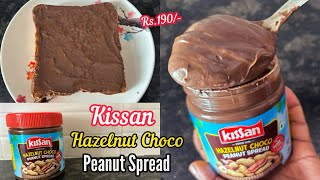 Kissan Hazelnut Choco Peanut Spread Review  Kissan Hazelnut Choco Spread [upl. by Cogn]