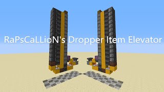 RaPsCaLLioNs Dropper Item Elevator  Minecraft Java Edition 1144 [upl. by Anitnatsnok]