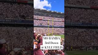 MO BAMBA  KYLE FIELD  Texas AampM 12th Man  vs Missouri 10524 GigEm Aggies [upl. by Cobb]