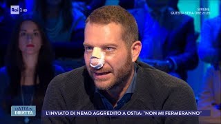 Esclusiva linviato di Nemo quotUn naso rotto non mi fermaquot  La Vita in Diretta 09112017 [upl. by Dar]