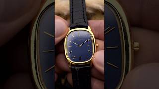 1970s Vacheron Constantin Ellipse in 18k yellow gold What a combination 💙 💛 [upl. by Zere]