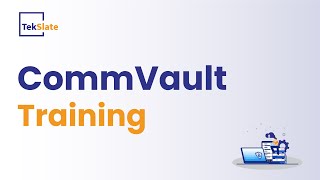 CommVault Training  CommVault Online Certification Course  CommVault Demo Video  TekSlate [upl. by Groveman]