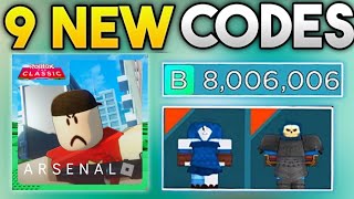 THE CLASSIC⚠️ARSENAL ROBLOX CODES 2024  ARSENAL CODES [upl. by Wolbrom577]