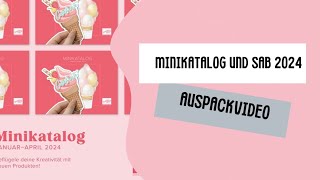 Auspackvideo Minikatalog und SAB 2024 [upl. by Rahm]