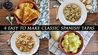 4 Classic SPANISH TAPAS that will BLOW YOU AWAY [upl. by Nirrol517]