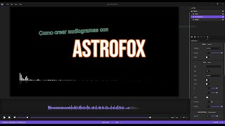 Como crear audiogramas gratis con Astrofox [upl. by Martin]