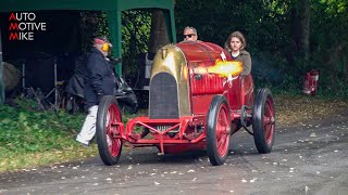 284Litre FlameThrower Engine  1911 Fiat S76 quotThe Beast of Turinquot [upl. by Nawiat]