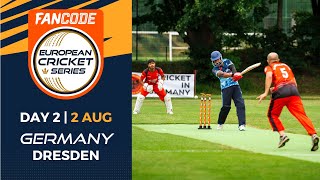 🔴 FanCode European Cricket Series Germany Dresden 2022  Day 2  T10 Live Cricket [upl. by Ades]