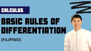 Basic Rules of Differentiation  BasicDifferential Calculus [upl. by Gualtiero]