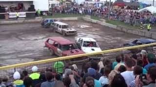 Smithville fair demo derby6 and 8 cyl heats 2013 [upl. by Hill]