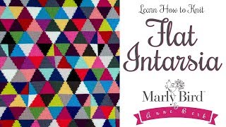 Learn How to Knit Flat Intarsia [upl. by Federico498]