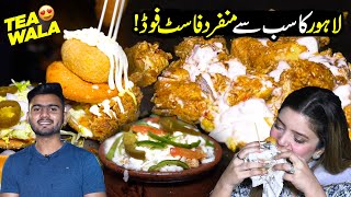 Lahores Special TEA WALA Fast Food Point  Best Fast Food  Street Food  Discover Pakistan [upl. by Malvino847]