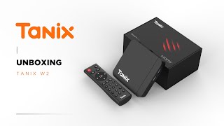 Unboxing  Tanix W2 Amlogic S905W2 Android 110 Optional WiFi Android TV Box [upl. by Cristal]