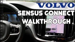 Volvo XC60 Sensus Connect Walkthrough  Virtual Tour 2020 [upl. by Ortrud]