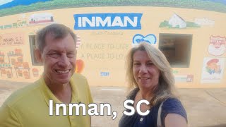 Exploring Inman SC and lunch at The Crepe Factory [upl. by Sybille]