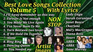 BEST LOVE SONGS COLLECTION WITH LYRICS VOLUME 5 [upl. by Leasi]