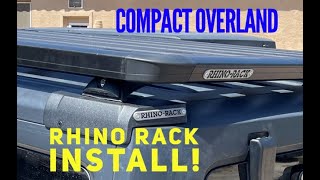 Rhino Rack Backbone amp Pioneer Platform Installation Jeep Wrangler 2 Door  Compact Overland Build [upl. by Simah]