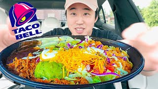 Taco Bell Mukbang in Tesla [upl. by Kehsihba]